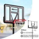 AWII Sports 10ft Adjustable Portable Basketball Hoop System