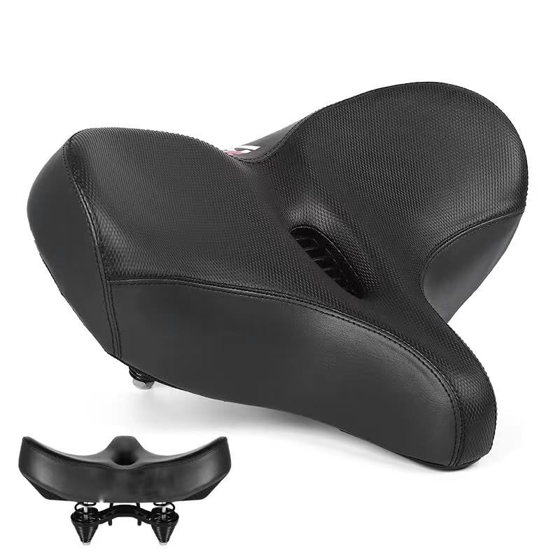 Bike Seat for Peloton Bike, Oversized Bike Seat Cushion Compatible with Stationary Bike, Indoor Cyling Bike or Exercise Bikes, Bike Saddle Replacement for Men & Women, Peloton Accessories