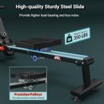 Rowing Machine,Wenoker Magnetic Rower Machine for Home,350 LB Weight Capacity, Smooth Whisper Quiet with LCD Monitor Tablet Holder & Comfortable Seat Cushion, Compact and Saves Space