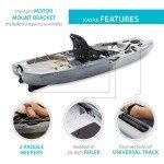 Lifetime Manta 120 inch Sit-on-Top Kayak, Tactic Fusion (91350)