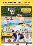 Aimking Portable Basketball Hoop Outdoor System with 44 Inch Shatterproof Backboard, 3.2FT-7.2FT Height Adjustable Basketball Goal System for Youth/Teens/Adults Indoor Outdoor