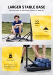 Aimking Portable Basketball Hoop Outdoor System with 44 Inch Shatterproof Backboard, 3.2FT-7.2FT Height Adjustable Basketball Goal System for Youth/Teens/Adults Indoor Outdoor