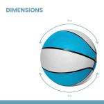 Blue Regulation Size Waterproof Swimming Pool Basketball for Ages 12+