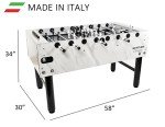 KETTLER Carrara Outdoor Foosball Table with 10 Balls