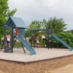 Lifetime 91326 Big Stuff Jay Blue Double Slide Deluxe Swing Set