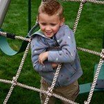 Lifetime 91109 Big Stuff Swing Set Playset with Bucket Swing and Children’s Picnic Table