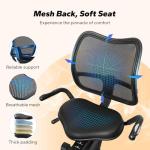 MERACH High-end Magnetic Recumbent Exercise Bike, Bluetooth Connectivity