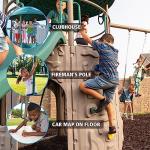 Lifetime 91199 Adventure Tower Deluxe Swing Set Playset