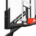 Spalding 54-Inch Portable Basketball Hoop with Shatter-Proof Polycarbonate Backboard, Adjustable ExactaHeight System & Pro Slam Rim-Outdoor Play