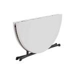 Lifetime 80806 Commercial Round Fold-in-Half Table, 60-Inch, Almond