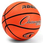 Champion Sports Rubber Junior , Heavy Duty - Pro-Style Basketballs, and Sizes - Premium Basketball Equipment, Indoor Outdoor - Physical Education Supplies (Size 5, Orange)