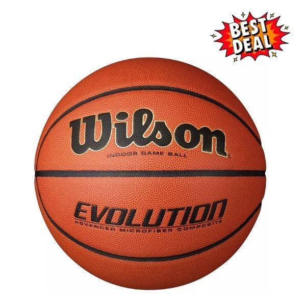 WILSON Evolution Game Basketball - Game Ball, Size 7 - 29.5