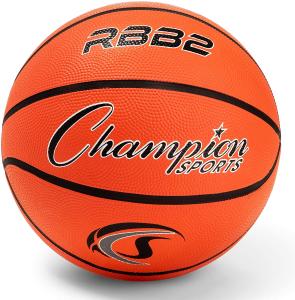 Champion Sports Rubber Junior Basketball, Pro-Style, Premium, Indoor/Outdoor