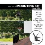 Lifetime 73729 Shatter Proof Backboard Rim Combo, 48-Inch, Mounting Bracket Sold Separately