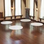 Lifetime Round Tables | 6 ft. 22673 Tables | Plastic Banquet Furniture 12 Pack