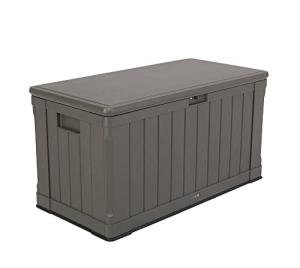 Lifetime 60089 Deck Storage Box, 116 gal, brown