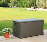 Lifetime 60089 Deck Storage Box, 116 gal, brown