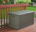 Lifetime 60089 Deck Storage Box, 116 gal, brown