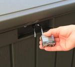 Lifetime 60089 Deck Storage Box, 116 gal, brown