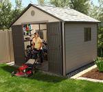 Outdoor Storage Shed with Windows, 11x11 Feet by Lifetime