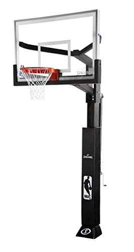 Spalding 60 Inch Glass Arena View Series In-Ground Hoop System