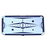 Hathaway Phantom II 90-in Air Hockey Table for Game Room – with LED Scoring, Dual Commercial-Grade Blowers & Ergonomic Strikers – Includes Pucks & Strikers – Deep-Blue Melamine Finish