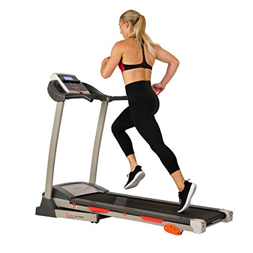 Sunny Health & Fitness Motorized Treadmill with LCD Display