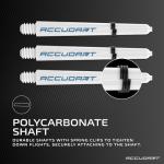 Accudart Steel Tip Dart Set 6.0-80% Tungsten Barrel - Gem Cut Pixel Grip - Polycarbonate Shafts - Standard Shape Flights - 6" Leather Case