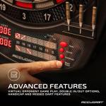 Accudart NOVA Electronic Dartboard - 35 Game Modes - 580 Game Variations - Advanced Features - Top Mount LED Lighting for No Shadow Play - LED Scoring Display - Dual Power - Includes Soft Tip Darts