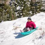 Lifetime 48 inch Premium Snow Sled 2-Pack, Aqua Blue (91141)