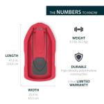 Lifetime 91181 4' Red Plastic Snow Sled 48" 2 Pack Outdoor Winter Toboggan Kids