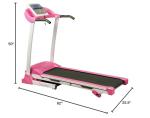 Pink Sunny Health & Fitness Treadmill, 62" x 27" x 50