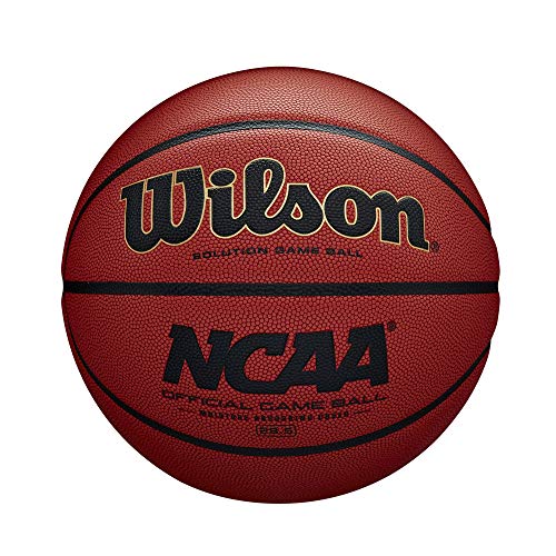 WILSON NCAA Official Game Basketball, Intermediate Size, Orange
