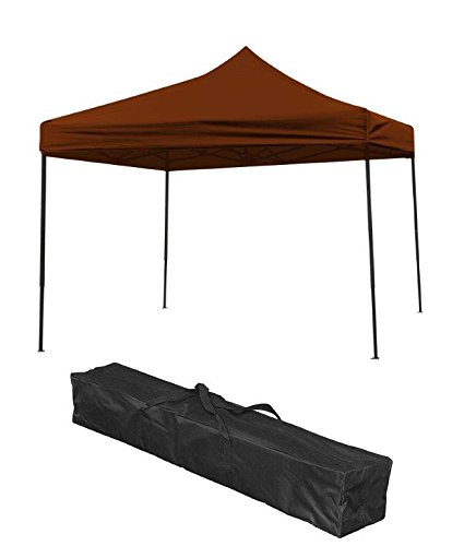 Portable Brown Canopy Cover Tent Set, 10