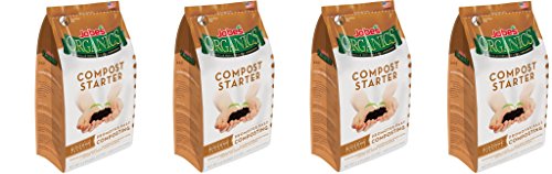 Jobes Organics Compost Starter 4-4-2 Organic Gardening Compost Accelerator, ZcwFUL 4Pack (4 pound bag)