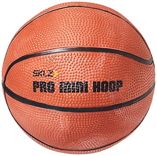 SKLZ Pro Mini Hoop 5-Inch Rubber Basketball, Orange