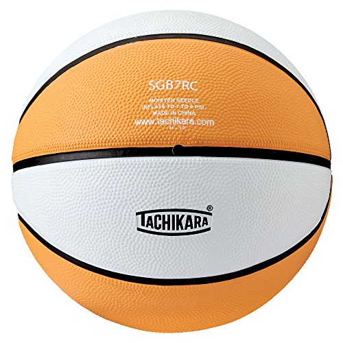 Gold-White Regulation Size Basketball by Tachikara