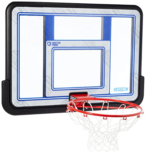 Lifetime 44-Inch Basketball Backboard and Rim Combo