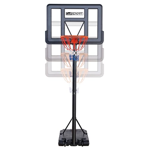 AWII Sports 10ft Adjustable Portable Basketball Hoop System