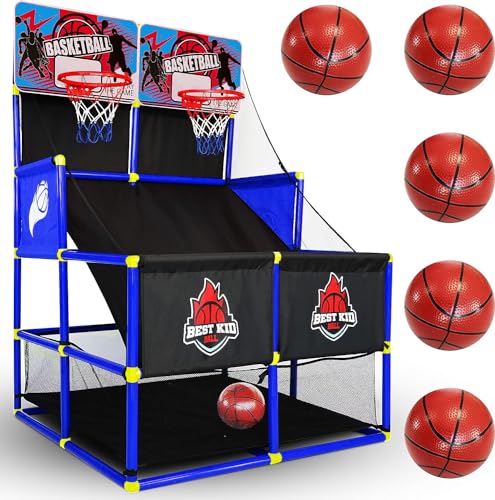 Double Shot Basketball Hoop Arcade Game - Indoor/Outdoor Fun