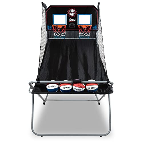 Official Dual Shot Arcade Basketball Game (Black/Blue)