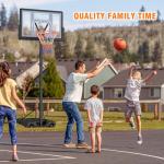 Adjustable 10ft Outdoor Basketball Hoop for Kids & Adults