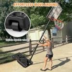Adjustable 10ft Outdoor Basketball Hoop for Kids & Adults