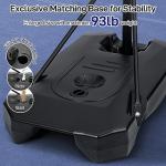 Yohood Kids Basketball Hoop Outdoor 4.82-8.53ft Adjustable, Portable Basketball Hoops & Goals for Kids/Teenagers/Youth in Backyard/Driveway/Indoor, with Enlarged Base and PC Backboard