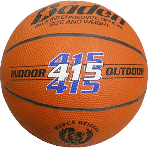 Baden Official Orange Rubber Basketball, 27.5-Inch