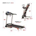 Folding Incline Treadmill with Tablet Holder - SF-T4400