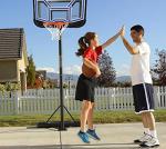 44 Inch Lifetime Streamline Shatterproof Basketball System, Black