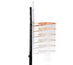 44 Inch Lifetime Streamline Shatterproof Basketball System, Black