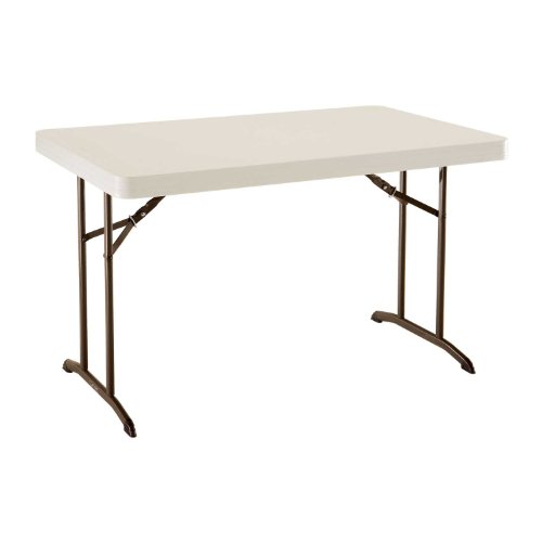 Lifetime 4ft Commercial Folding Table in Almond