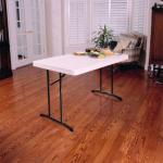 Lifetime 4ft Commercial Folding Table in Almond